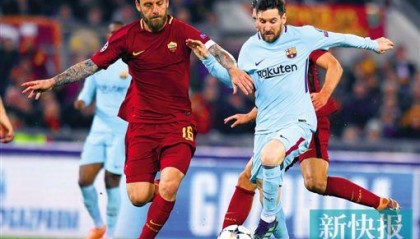  罗马队长佩莱格里尼染红，红狼客场惨遭逆转  